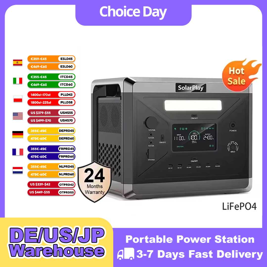 Solar Emergency Charger - SOLARPLAY Taşınabilir Güç İstasyonu Q2501, Açık