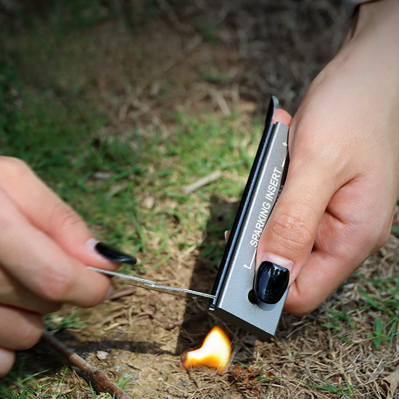 Magnesium Fire Starter - Su Geçirmez Magnezyum Çakmak ve Çelik