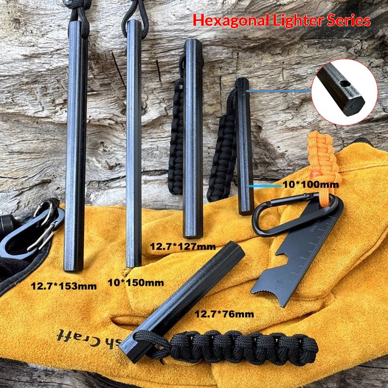 Yeni Rüzgar Geçirmez Ateş Başl - Magnesium Fire Starter incelemesi ve fiyatı