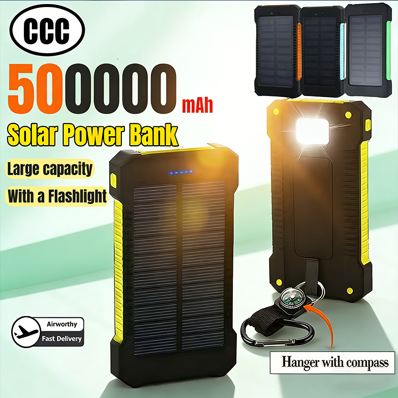500000mAh Güneş Enerjili Power - Solar Emergency Charger incelemesi ve fiyatı